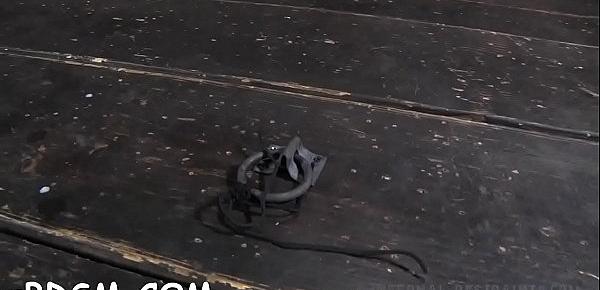  Wearing a metal cage helmet